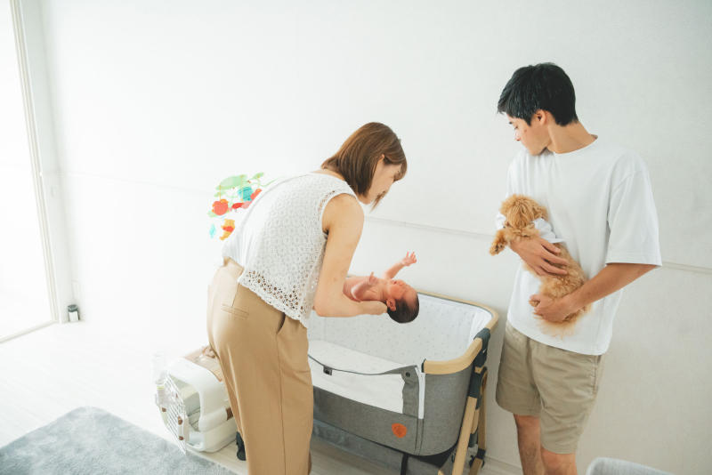 ライフスタイルニューボーンフォトの写真撮影事例