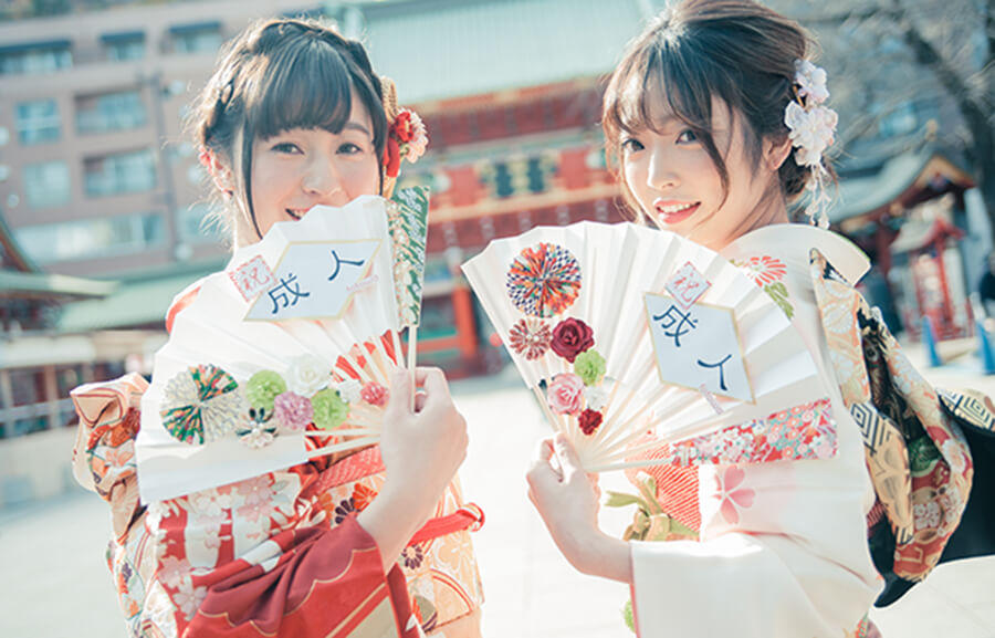 成人奉告祭「二十歳の結び」 記念撮影会