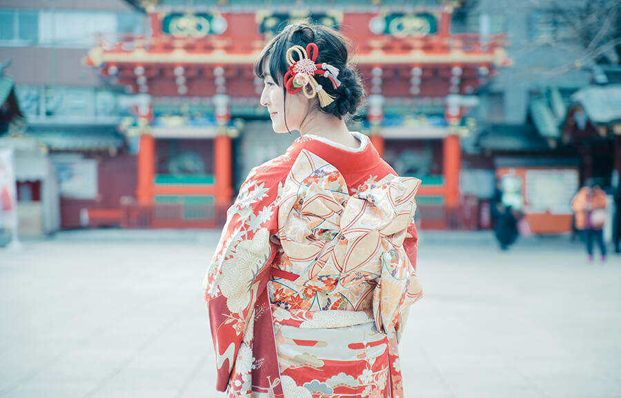 成人奉告祭「二十歳の結び」 記念撮影会