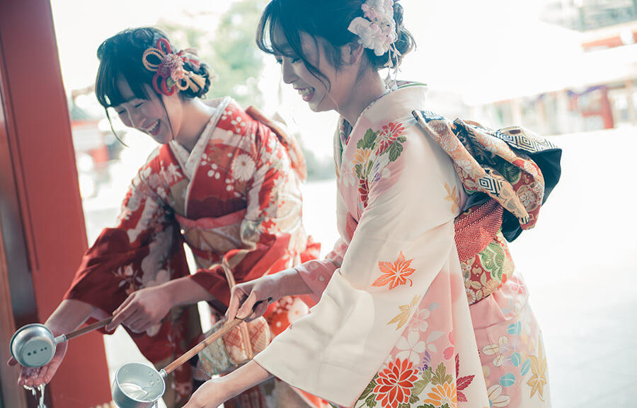 成人奉告祭「二十歳の結び」 記念撮影会