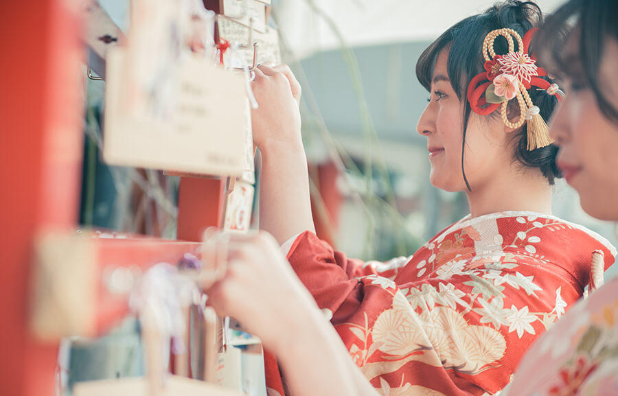 成人奉告祭「二十歳の結び」 記念撮影会